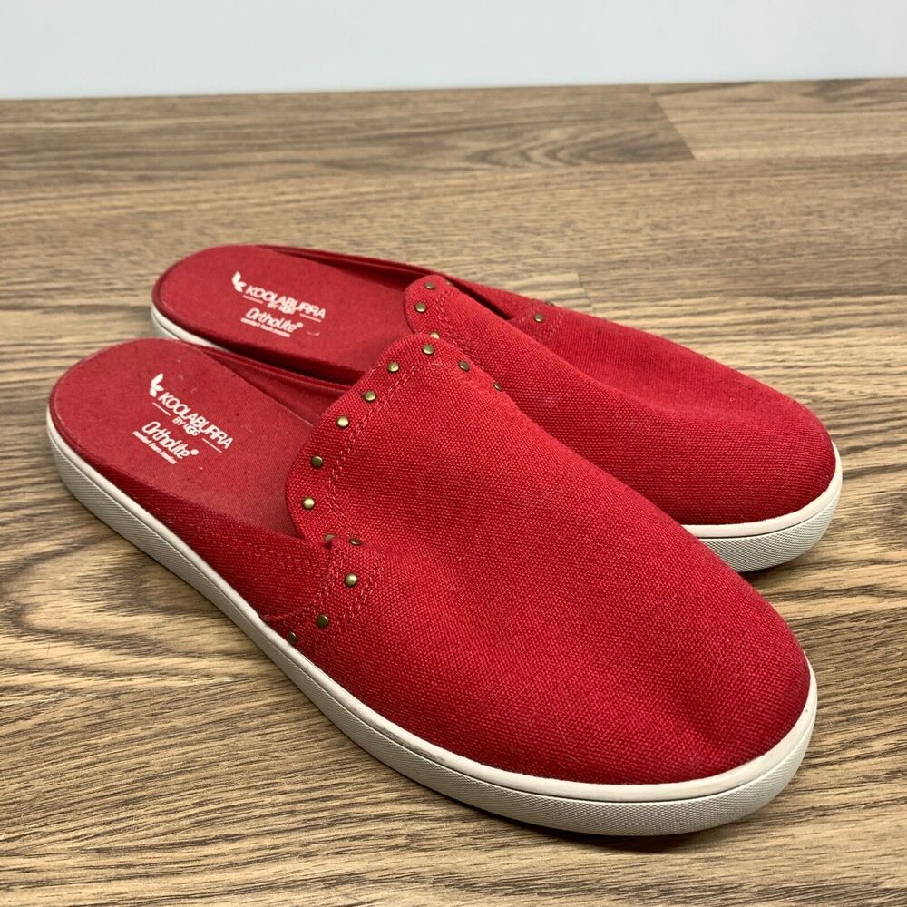 Koolaburra by UGG Women's‎ Darcee Sneaker Red Slip On Shoes Size 10 Comfort Stud